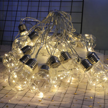 LED-铜线灯灯泡灯串太阳能灯串户外花园庭院灯串圣诞装饰彩灯串
