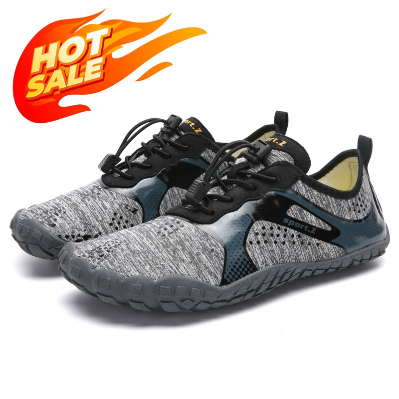 潜水浮潜靴男女防割滑り止め水泳靴五本指ビーチ靴速乾渉水靴裸足ランニングマシン靴