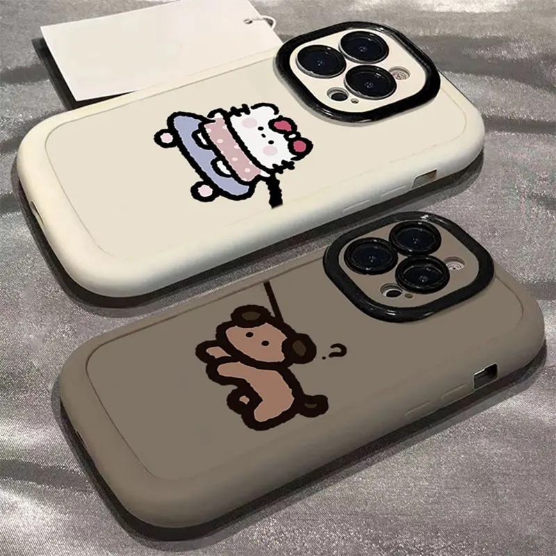 Couple Hello Kitty Dog Suitable for Xiaomi 15 Mobile Phone Case Women's Frosted Red Rice Note95G Anti-Drop K60 Net