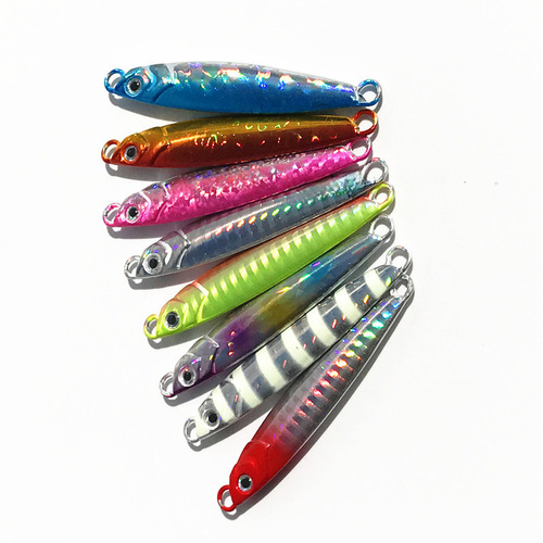Iron Plate Fake Bait Wanyu An Throw Small Hook Fishing Gear Lure Iron Plate Metal Lure Iron Plate Lead Bait 15g