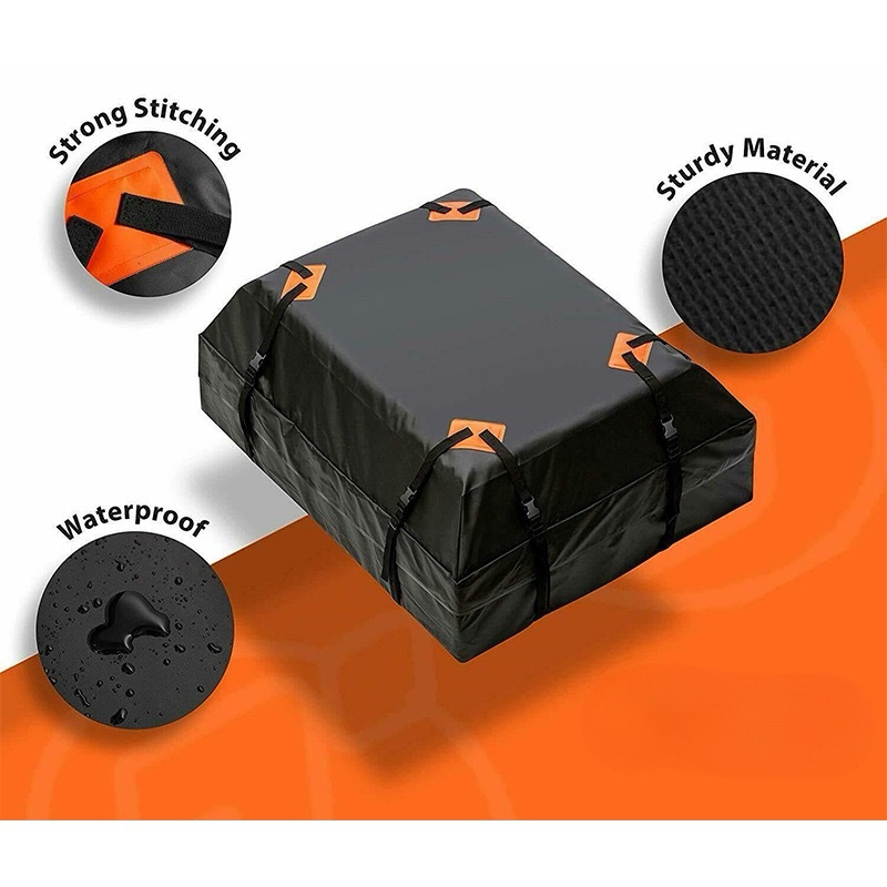 Cross-Border Dropshipping Large-Capacity Car Roof Bag, Waterproof, Sun-Proof, Dust-Proof Car Roof Bag