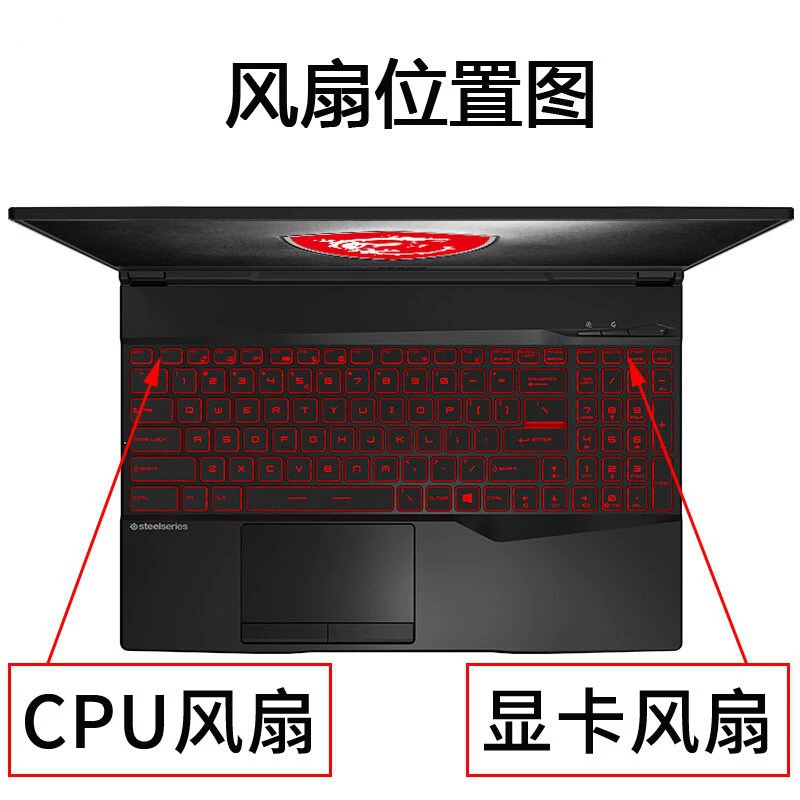 Подходит для Lenovo Savior R9000P Y9000P Games 2021 охлаждающий вентилятор CPU графической карты
