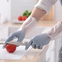 グラデーション手袋家事は洗濯で食器を洗って掃除します。