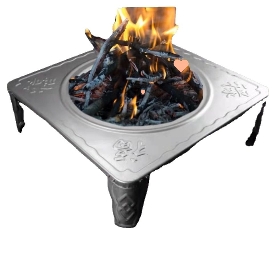火盆炭火烧小加厚火盆火盆烤烤烧炭火盆烧碳家用烤炉火炉烤火炉碳