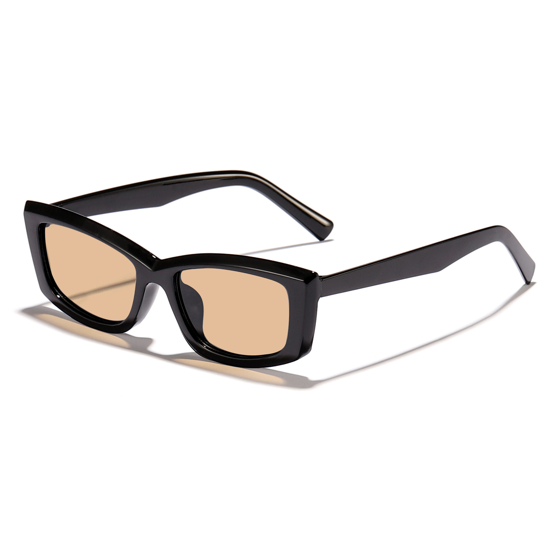 Nuevas gafas de sol al por mayor de plástico al por mayor personalizadas con ojos de gato para exteriores