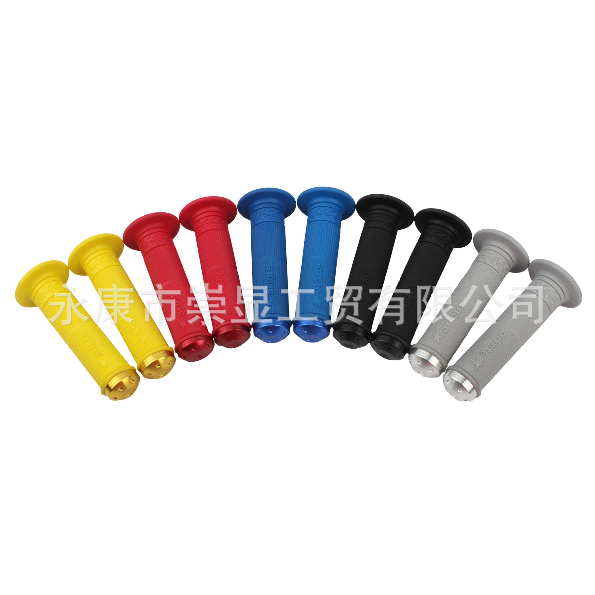 Off-Road Motorcycle Modified Universal Handlebar Grips Silicone Aluminum Handlebar Grips Ariete Anti-Slip Grip Covers