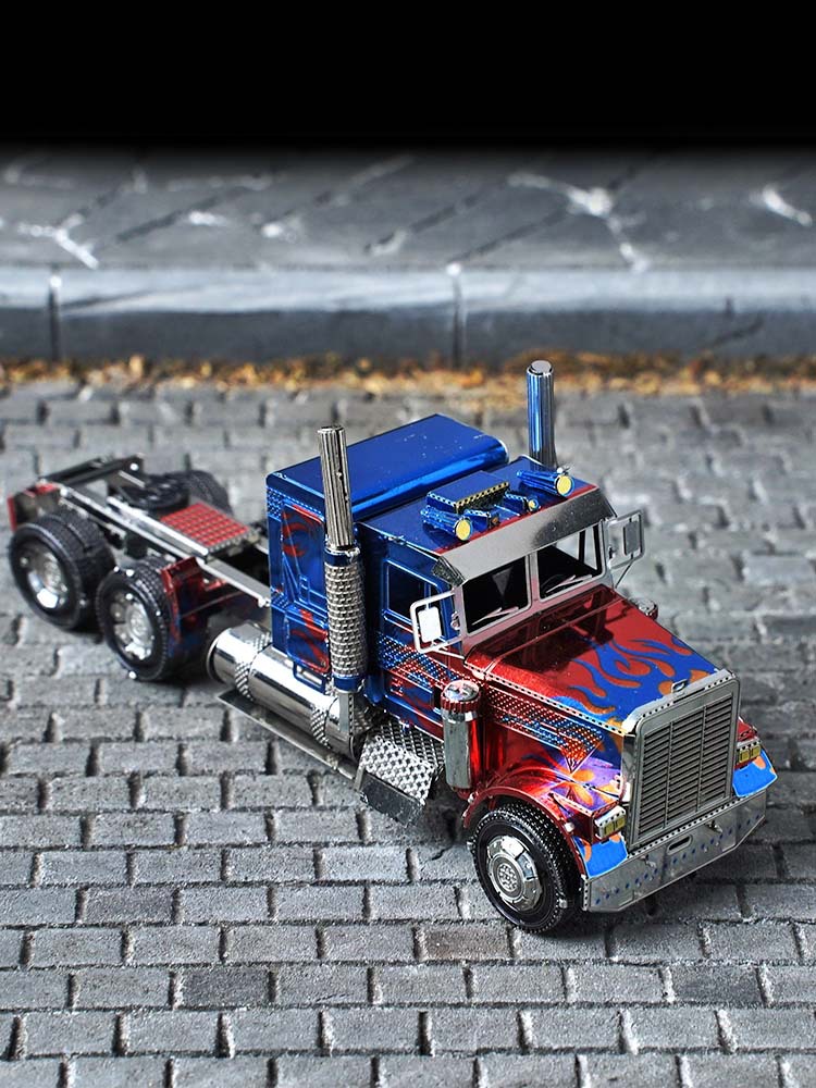 Estatua mágica de acero al por mayor freine camión pesado amor metal rompecabezas 3D tridimensional hecho a mano DIY modelo de montaje