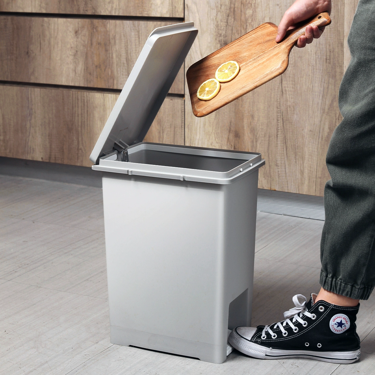 Ножной быт ✅ Мусорное ведро для кухни, ванной, туалета, сортировочное ведро с крышкой, ручное управление, педаль для ванной, JH Gap.