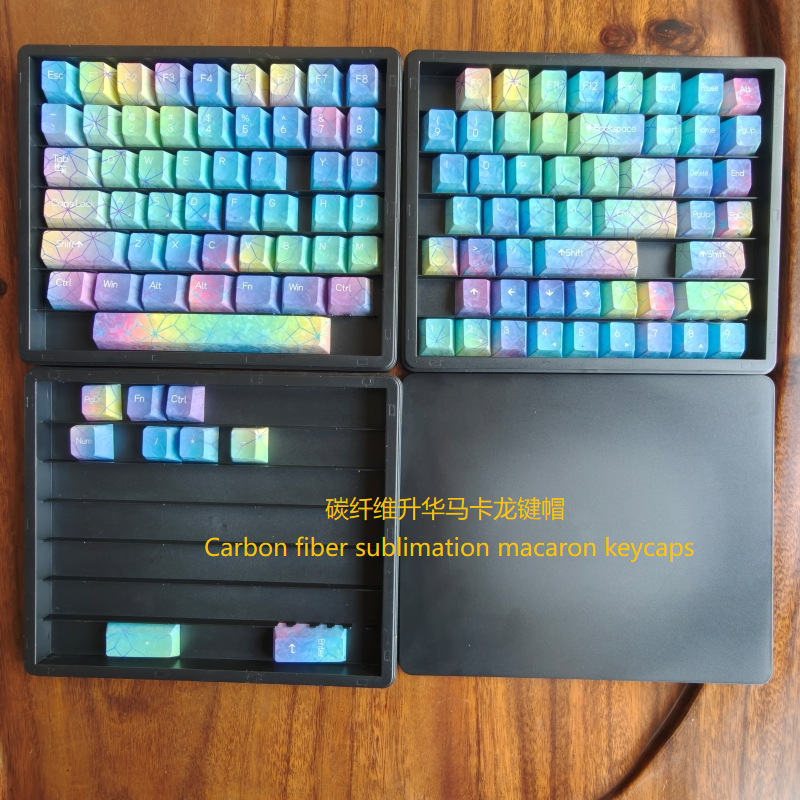Pbt Five-Sided Dye-Sublimation Keyboard Keycaps Personalized Custom Fit for Mechanical Keyboard Original Factory Xoa Side Engraving
