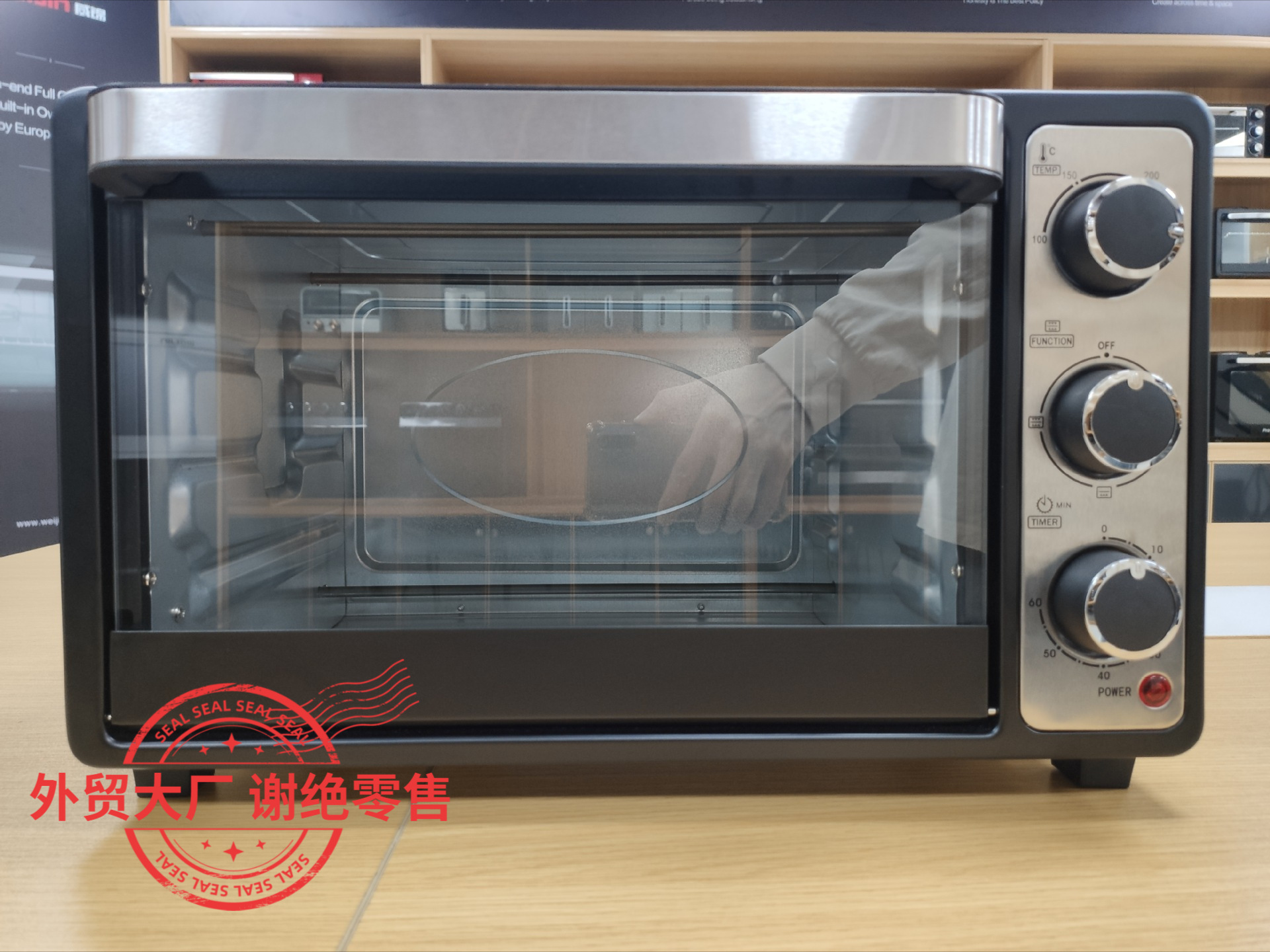 36L horno de comercio exterior doméstico de gran capacidad multifuncional horno de convección visual fábrica a granel SKD