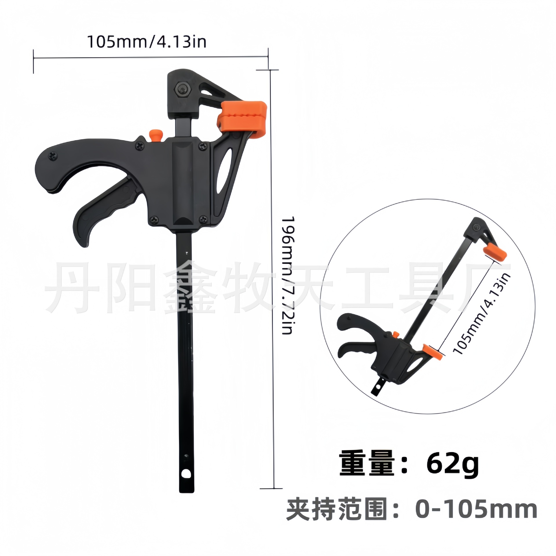 Xinmutian carpintería ángulo recto clip de 90 grados sujetador marco clip de la primavera grupo subclip nylon F clip herramienta