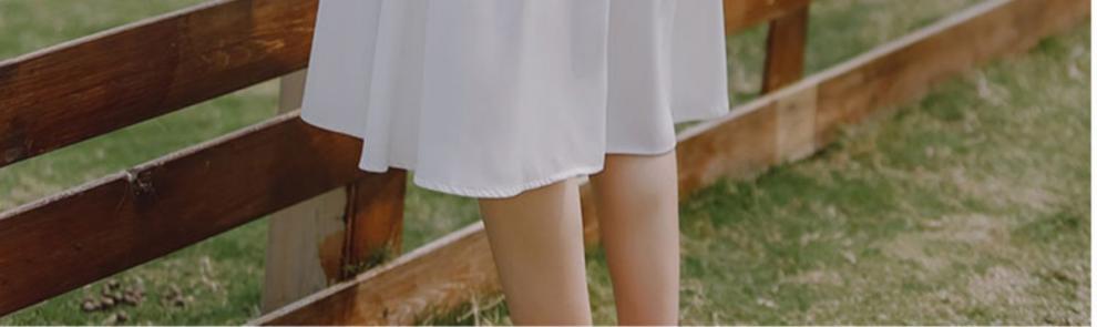 小清新甜美初恋夏季2022新款法式气质白色连衣裙小个子礼服小白裙详情18