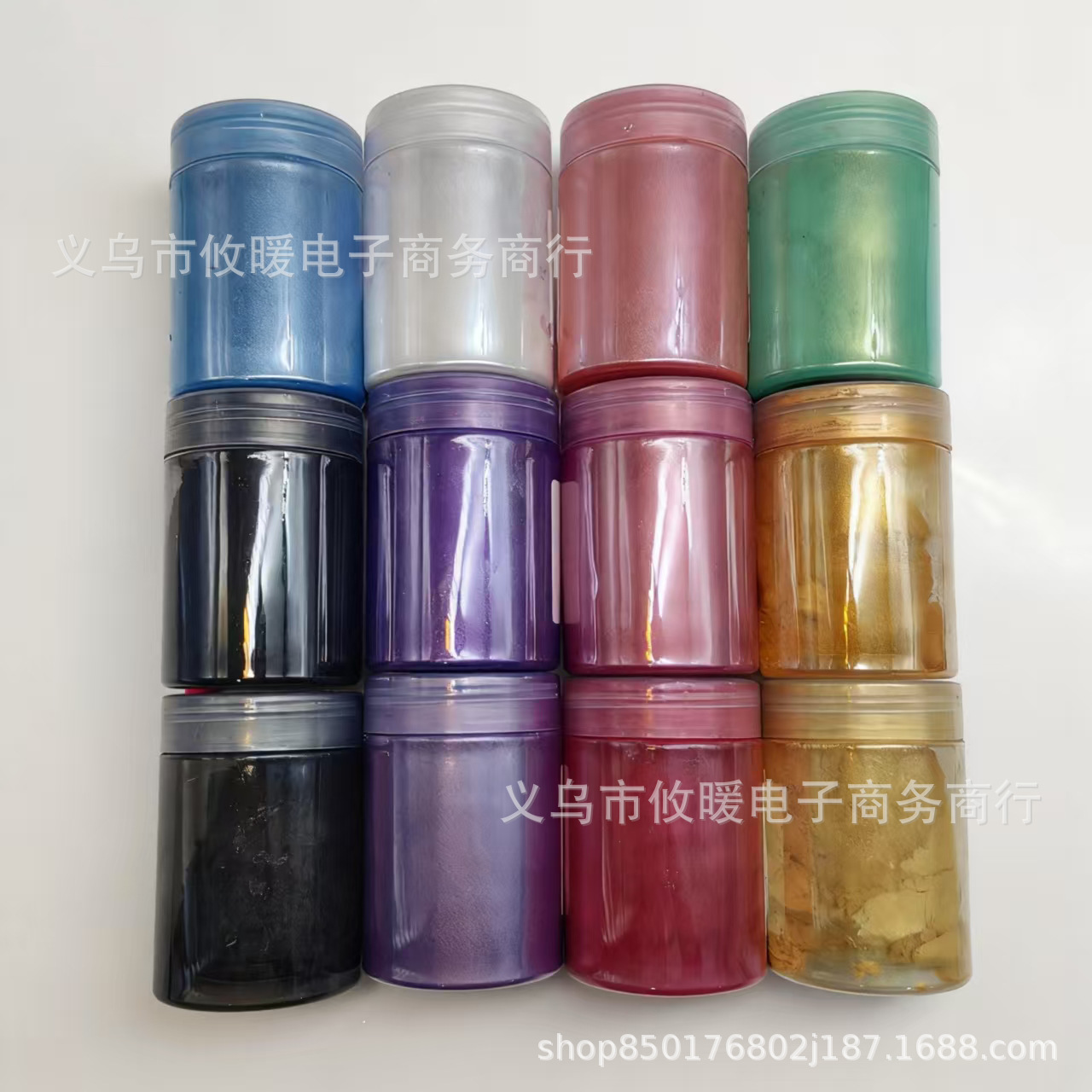 珠光粉云母粉水晶滴胶荧光粉人鱼姬史莱姆蜡烛美甲闪粉流沙油流麻