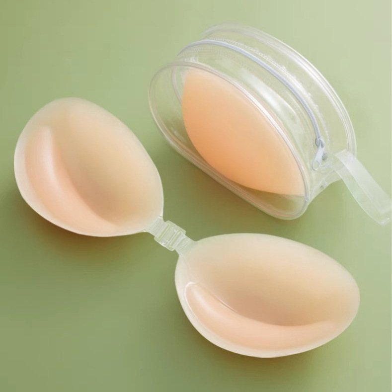 silicone Push-up Chest Sticker Shoulder Strap Strapless Invisible bra Thickened Waterproof Underwear bra Women's silicone bra silicone Push-up Chest Sticker Shoulder Strap Strapless Invisible bra Thickened Waterproof Underwear bra Women's silicone bra
