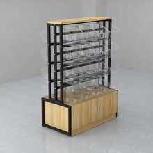 散称零食中岛货架超市便利店双面饼干糖果货架单面靠墙带盒子货架