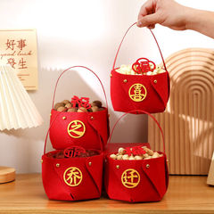 喬遷之喜手提籃批發入宅布置搬家儀式用品籃子擺件新房裝飾禮物籃