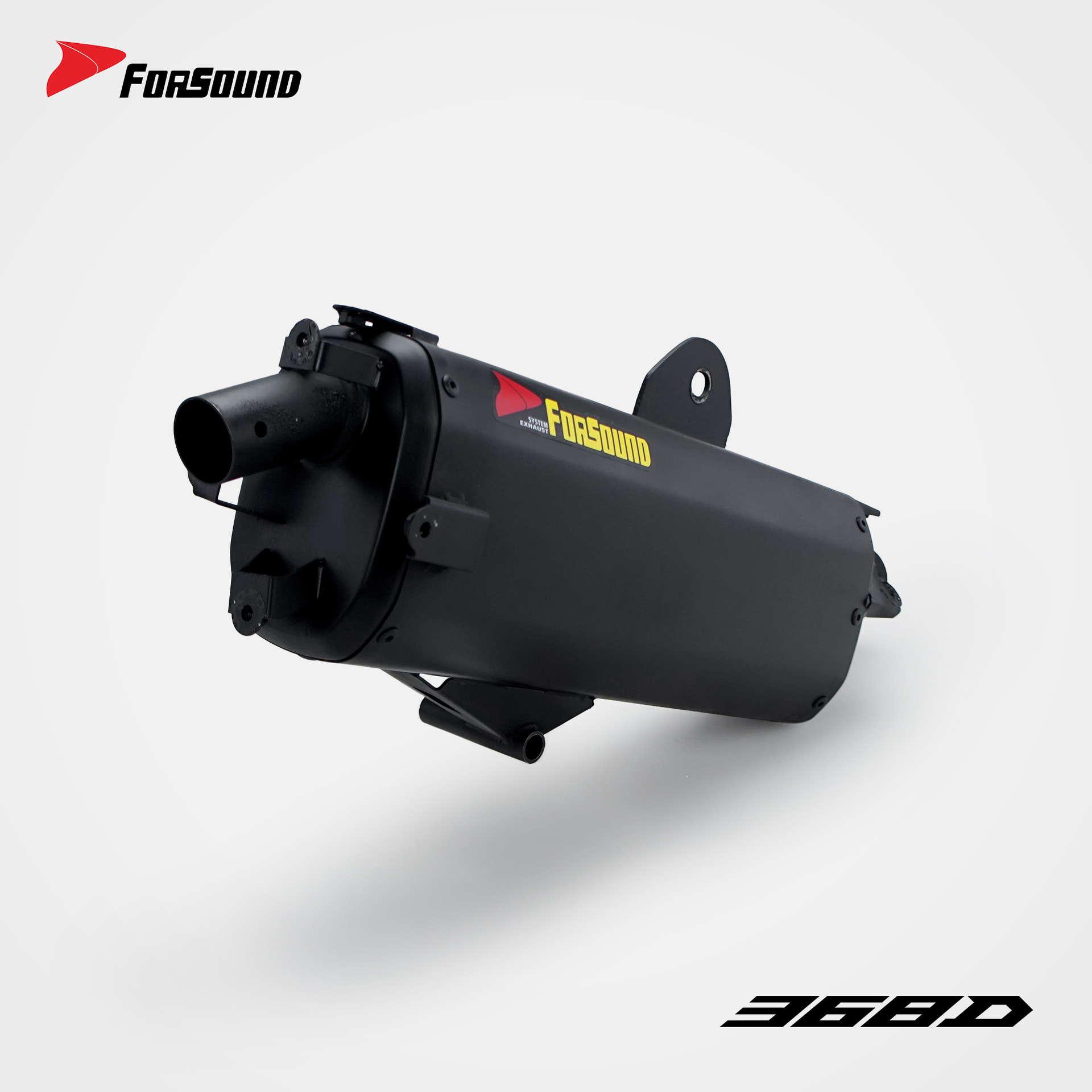 Suitable for ZONTES 368D modified original appearance motorcycle exhaust pipe tail section, direct connection, non-destructive installation