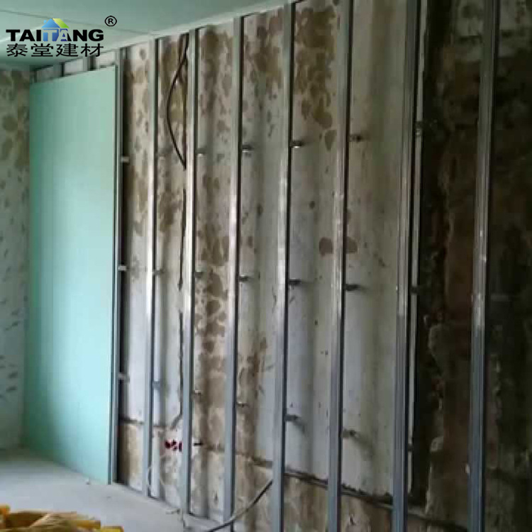 Suministro directo de fábrica de placa de yeso impermeable, techo de pared de papel, placa de yeso ignífuga, a prueba de humedad, resistente a la temperatura y insonorizado