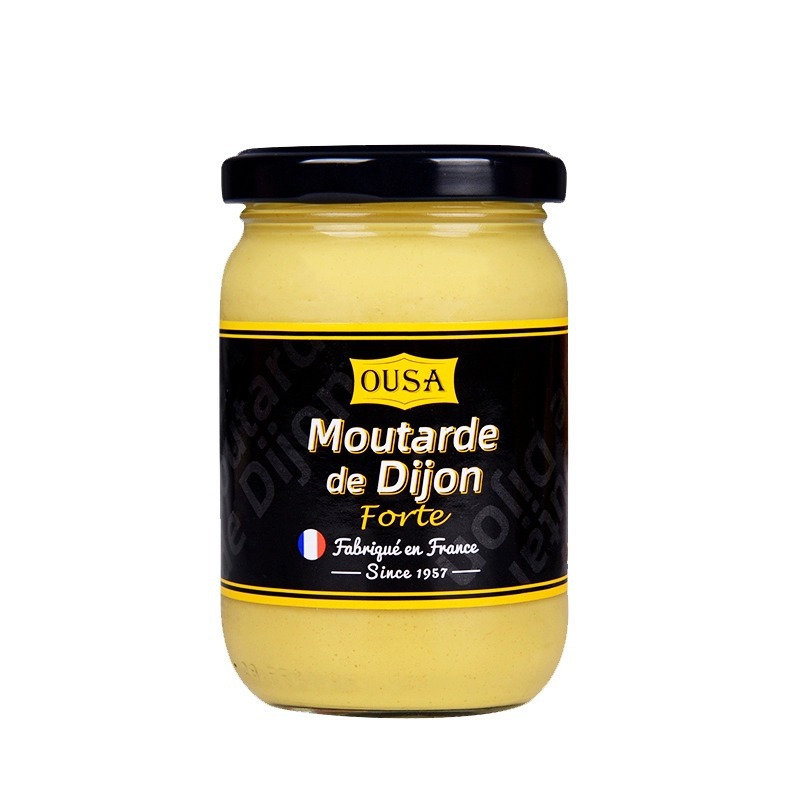 OUSA欧萨法国进口大藏芥末酱370g/罐芥末籽涂抹法棍面包烘焙