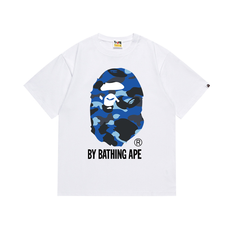 国境を越えた売れ筋BAPE X Miami International MIAMIジョイント漫画男女同型半袖スポーツTシャツトレンディブランド|undefined