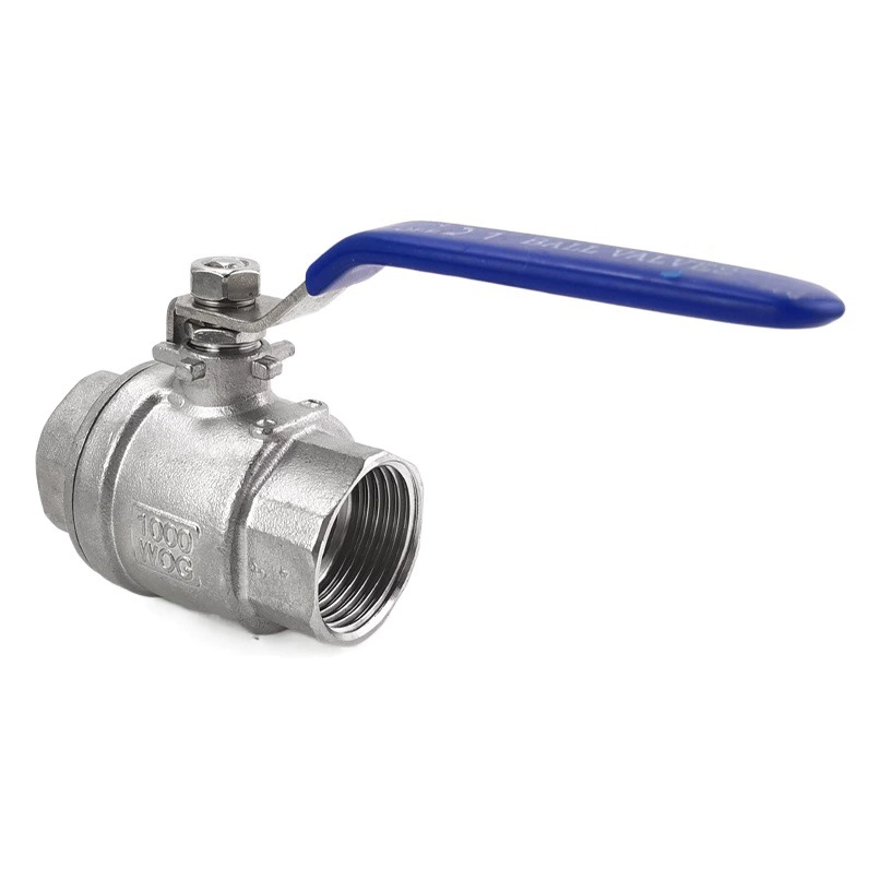Двухкомпонентный шаровой кран из нержавеющей стали 304 Q11F с полной резьбой и внутренней резьбой 316L двухкомпонентный клапан 201 переключатель