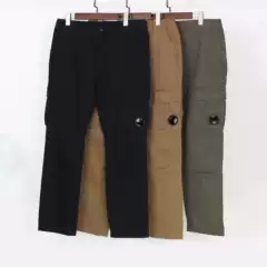 Cross-border American CP Streetwear Classic Pocket Patch Washed Loose Cargo Pants Unisex Casual Trousers