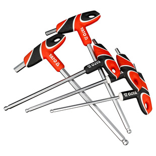 Yiertuo Inner Hexagonal Screwdriver Ball Head Single Inner Hexagonal Hexagonal Tool T-Shaped Inner Hexagonal Wrench