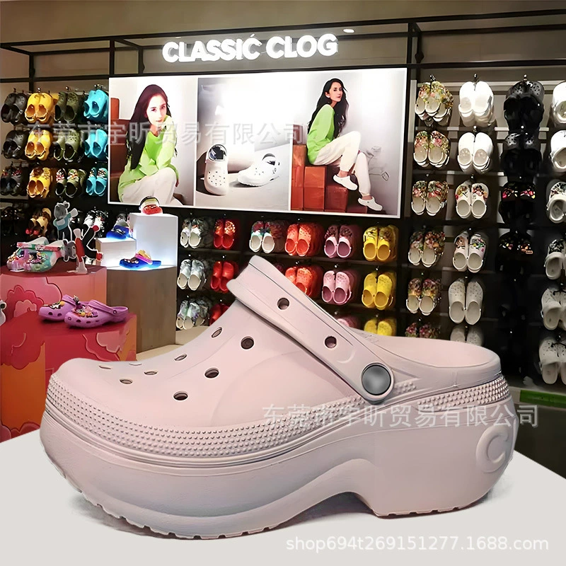 Corss Белла пещерные туфли новые пляжные туфли Баотоу женские туфли пляжные туфли толстые подошвы фекалии тапочки оптом