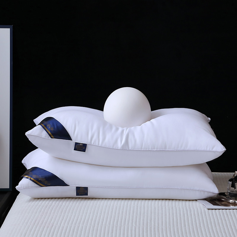枕头48x74高枕不塌星级酒店专用枕芯一对民宿学生家用枕头芯批发