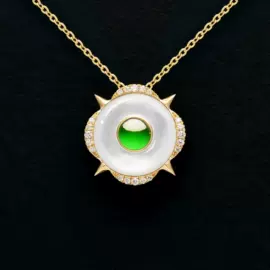 翡翠项饰;翡翠其他饰品;天然玉石项饰