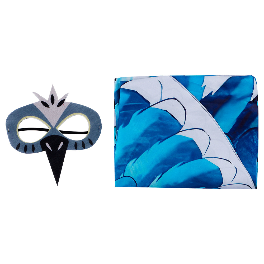 하늘색 날개 + 마스크