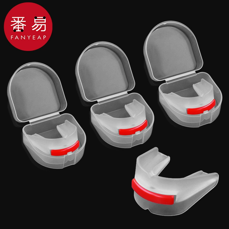 Бесплатная доставка/Зубные брекеты 10Y AD1R50 – прозрачные красные двухслойные утолщенные спортивные защитные брекеты