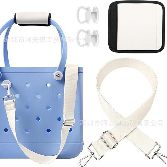 Amazon's Popular Bog Bag with Adjustable Shoulder Strap and Detachable Bag Buckle, Outdoor Bogg Beach Bag Accessories