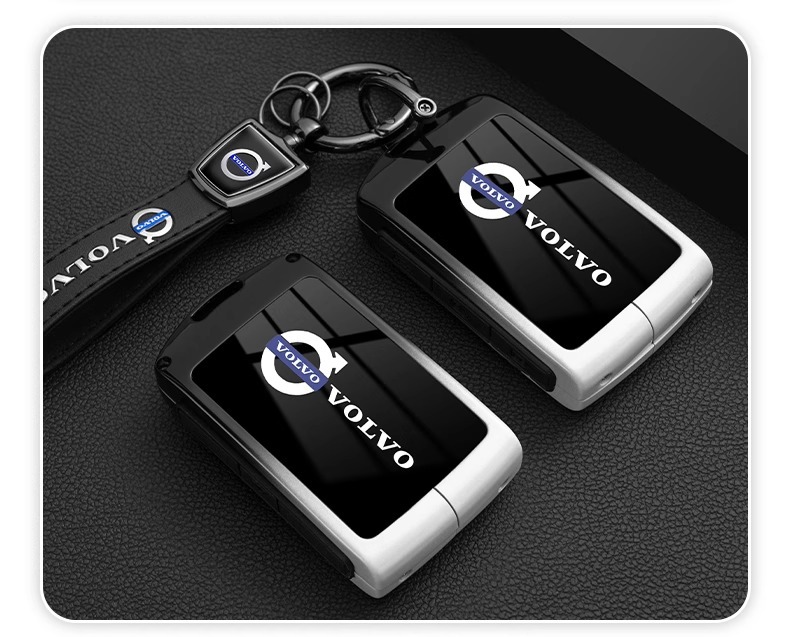 Special 2025 Volvo Em90 Key Cover Bluetooth Entity Em90 High-End Key Bag Buckle Shell Metal for Men and Women