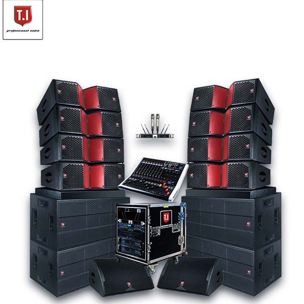 双12寸大功率户外防水专业舞台婚庆演出音响 线阵音响 整套特惠