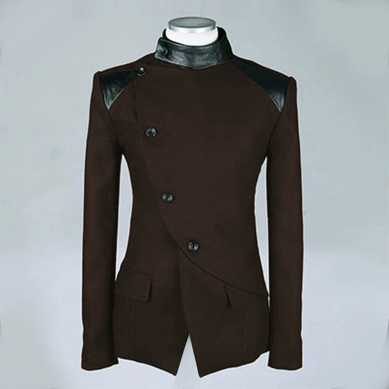 (Граница торговли), шерстяное пальто, куртка, асимметричный костюм, slim fit