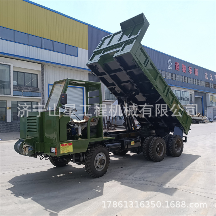 2驱4驱6驱爬山虎运输车 平板式搬运自卸车 四不像运输自卸车