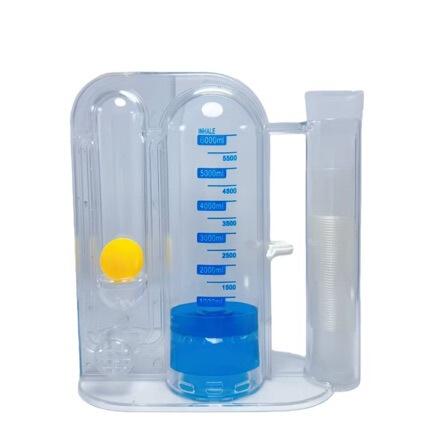 New Cross-Border 5000ml Breathing Trainer for Lung Function Exercise, Lung Capacity Single-Ball Test Instrument Cross-Border