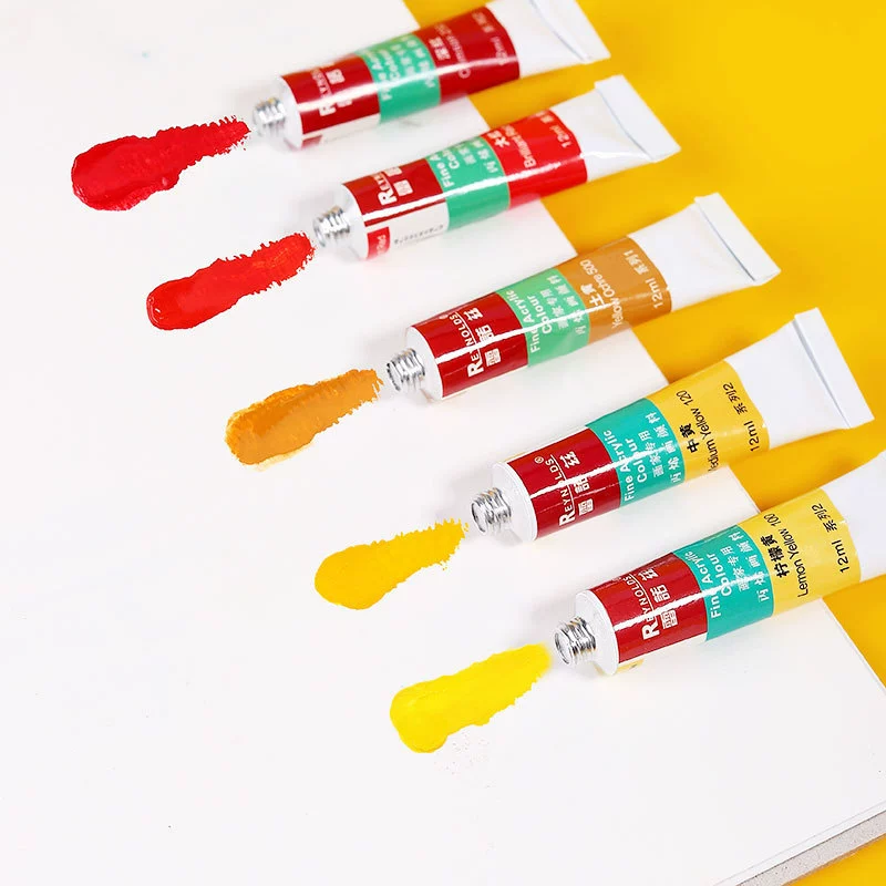 Pigment водяная краска Reynolds, набор, профессиональная гуашь для учащихся начальных классов, 18 цветов