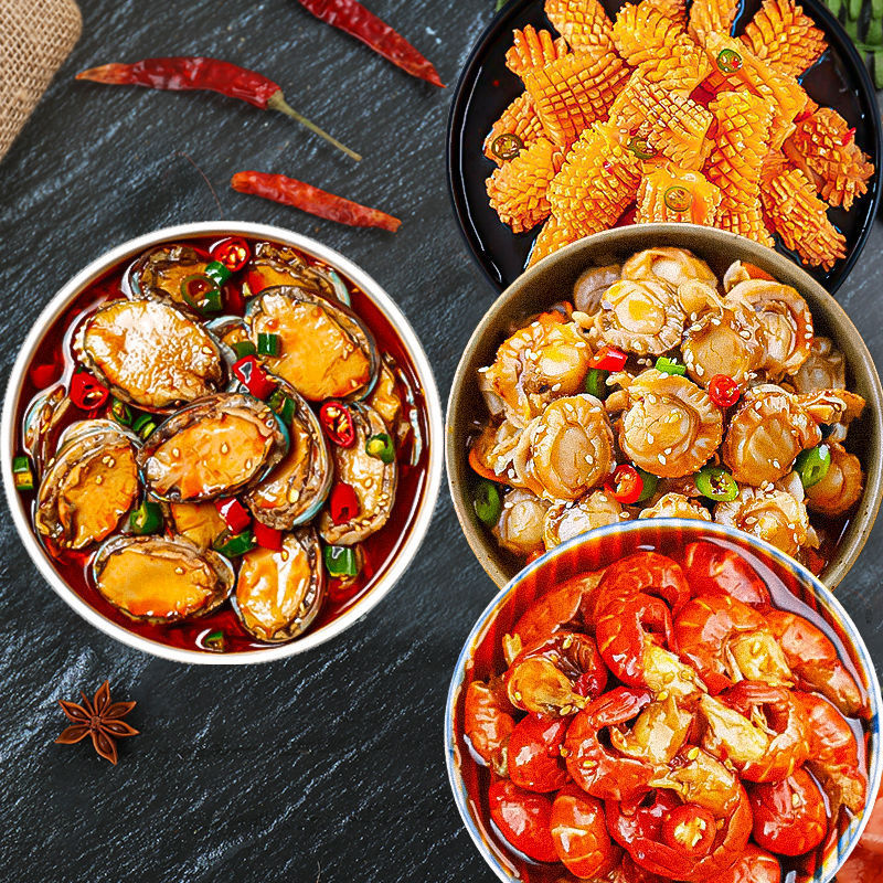 랍스터 꼬리 + 가리비 + 오징어 + 전복 추천