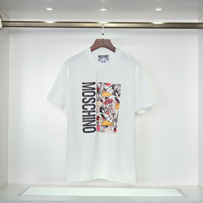 2025 春夏新作メンズカジュアルラウンドネック半袖 T シャツ中空刺繍クマ文字ルーズで多用途|undefined