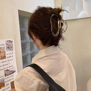 Large High-End Cloud Large Shark Clip Hairpin Elegant Hairpin Women's Grab Clip Back of the Head Clip Shark Grab Clip