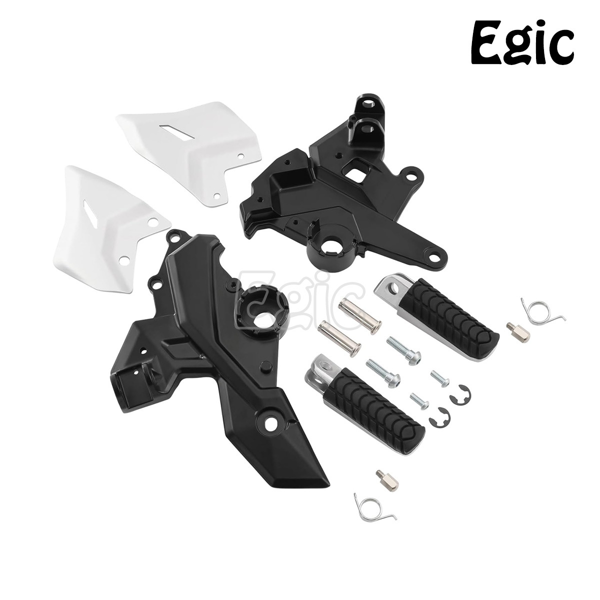 The front pedal bracket assembly is suitable for Kawasaki Z650/RS ninja driver's small pedal with wings for 17-23 years