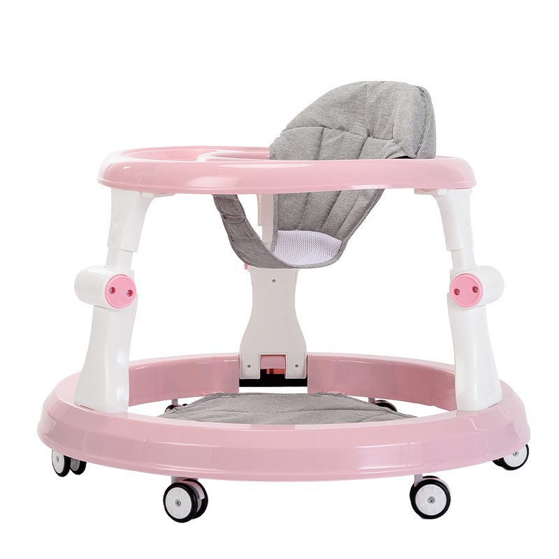 Baby Walker anti-o-pierna multi-funcional anti-Flip mano empuje puede sentarse niña bebé comienzo Walker