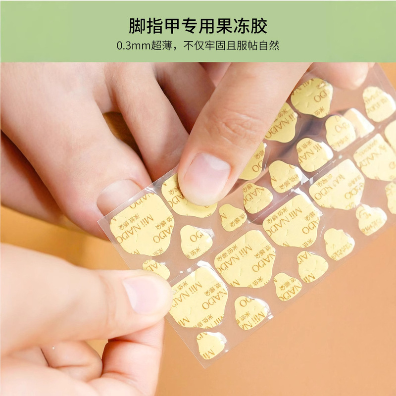 ウェアラブルネイルツールキット巨大な粘着性クラフト紙ゼリー接着剤強力な高粘度ドーパミン両面テープ防水性と堅牢性|undefined