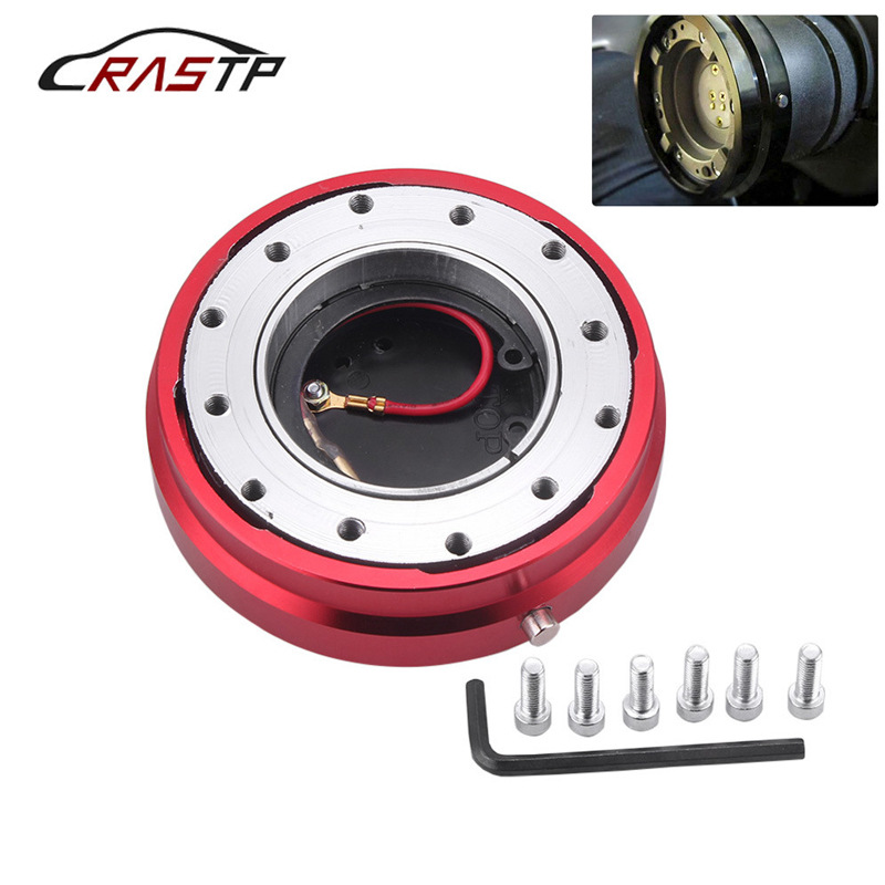 Car Modification Supplies Steering Wheel Quick Release Thin Aluminum Alloy Racing Steering Wheel Quick Release With Button Lock