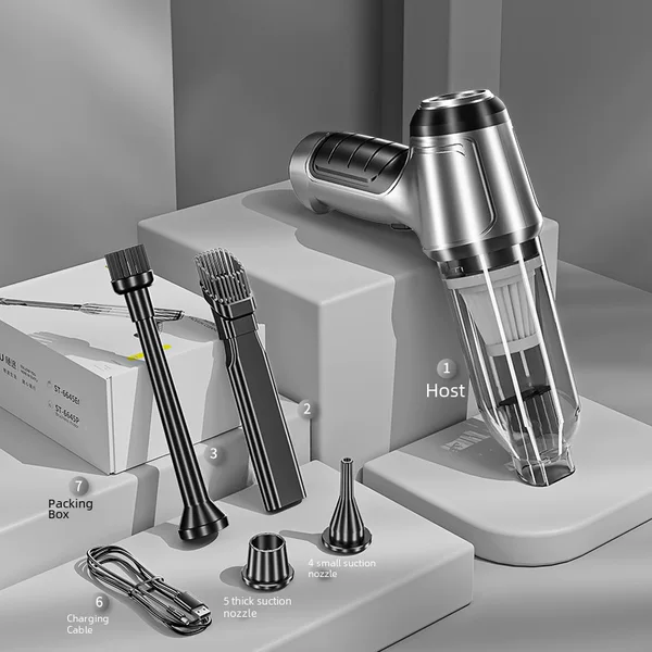 Car Wireless Vacuum Cleaner Multifunctional Powerful Blow Suction Household Small Suction Handheld High Power Blower Dust