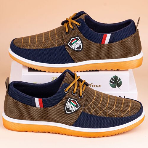Work breathable and wear-resistant shoes, new autumn running shoes, lightweight cowhide sole, suitable for driving, versatile men's cloth shoes