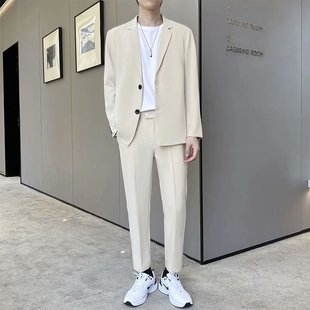 Casual Suit Men's Loose Top Korean Fashionable Single Western Thin Jacket Yapi Handsome Dk Uniform Small Suit