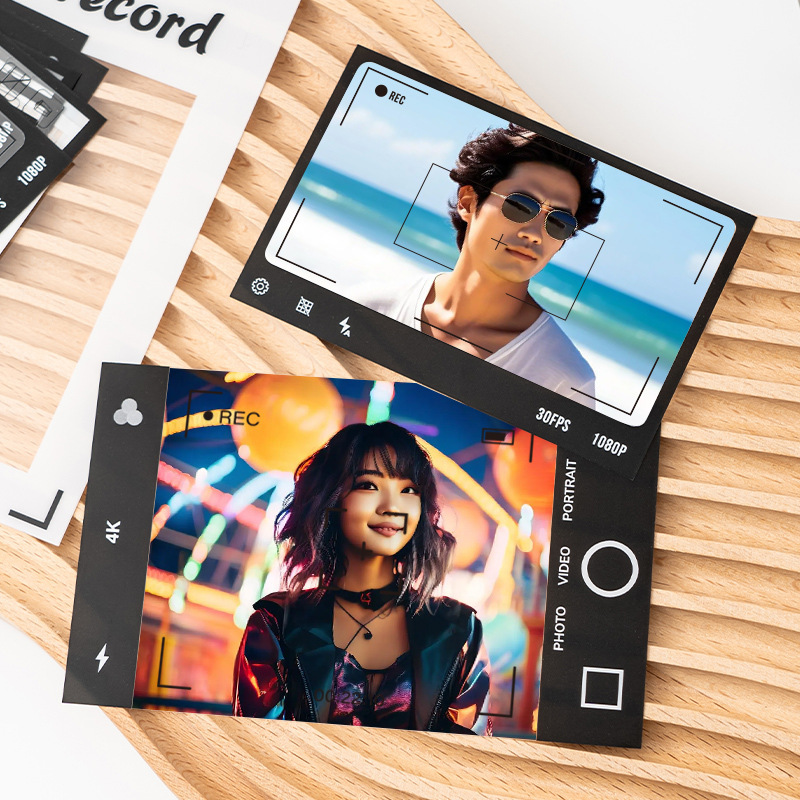 DIY Creative Photo Frame Stamp Stickers Packaging Decoration Materials Planner Stickers High-Value Ins-Style Personalized Planner Stickers t